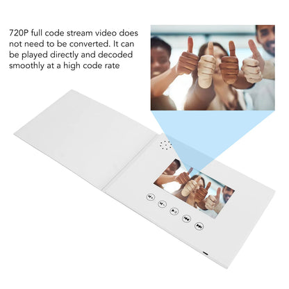 Greeting Card Video Greeting Card Video Brochure with LCD Screen for Birthday Gift Father's Day Mother's Day Christma